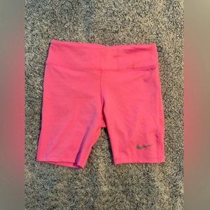 Nike hot pink dri-fit biker shorts szS NWOT